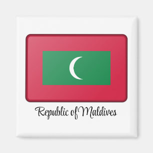 Republic of Maldives Flag Magnet