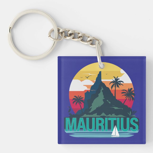 Republic of Mauritius Key Ring (Front)
