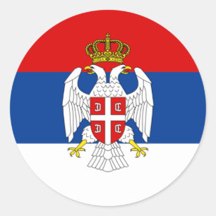 Republic Of Serbian Krajina, Croatia Classic Round Sticker