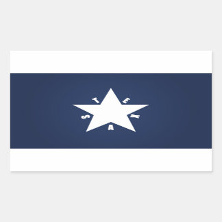 Republic of Texas Rectangular Sticker