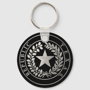 Republic of Texas Seal Key Ring