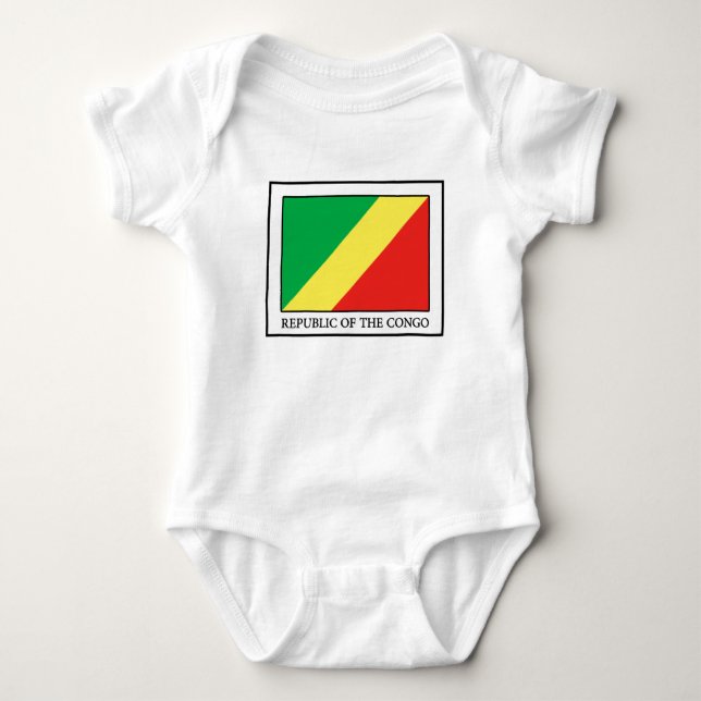 Republic of the Congo Baby Bodysuit (Front)