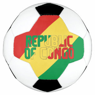 Republic of the Congo Flag Adorable Patriotic Soccer Ball