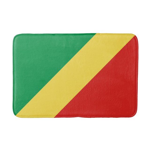 Republic of the Congo Flag Bath Mat (Front)