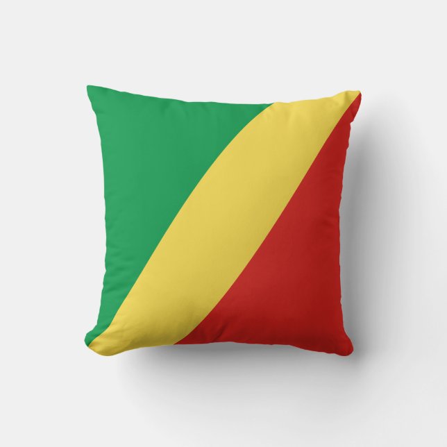 Republic of the Congo Flag Cushion (Front)