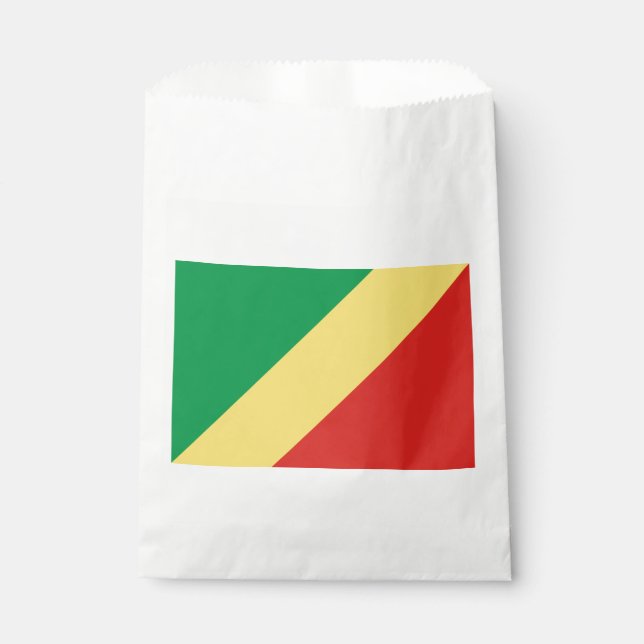 Republic of the Congo Flag Favour Bag (Front)
