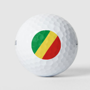 Republic of the Congo Flag Golf Balls