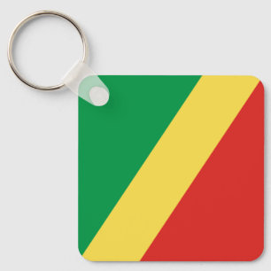 Republic of the Congo Flag Key Ring