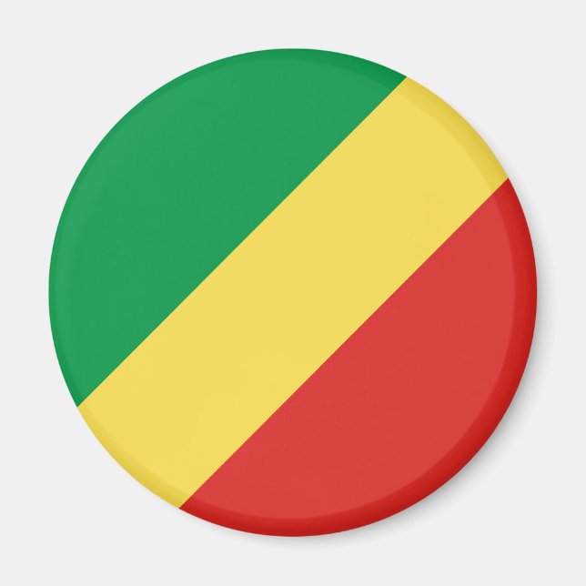 Republic of the Congo Flag Magnet (Front)