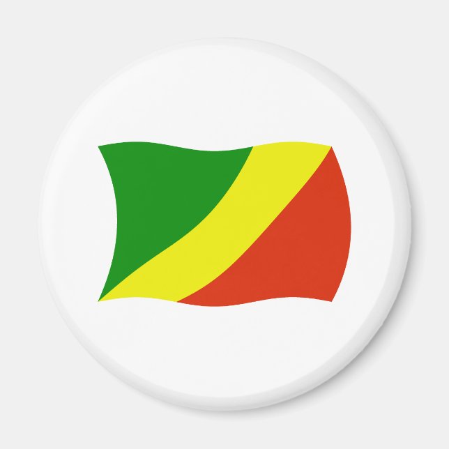 Republic of the Congo Flag Magnet (Front)