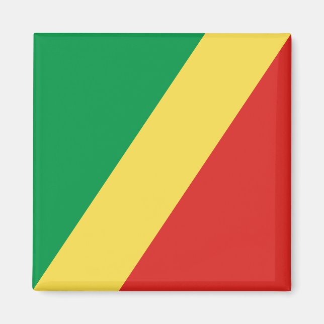 Republic of the Congo Flag Magnet (Front)