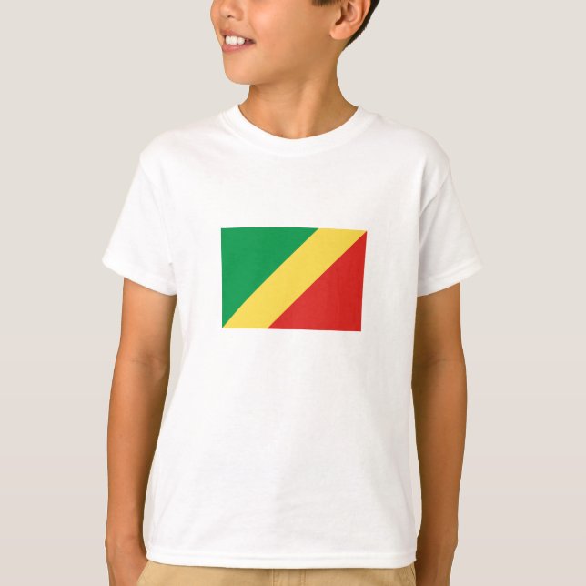 Republic of the Congo Flag T-Shirt (Front)