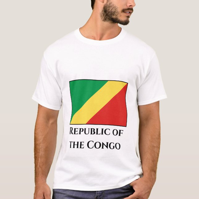 Republic of the Congo Flag T-Shirt (Front)