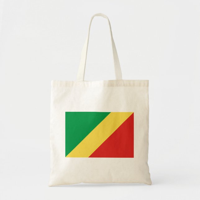 Republic of the Congo Flag Tote Bag (Front)