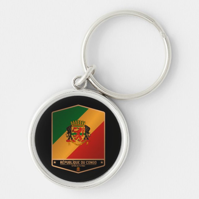 Republic of the Congo Key Ring (Front)