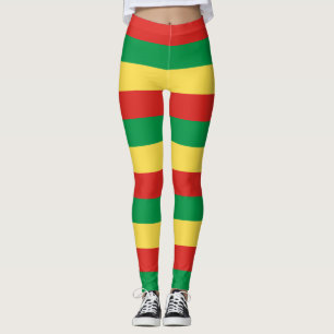 Republic of the Congo National Flag Colours Leggin Leggings