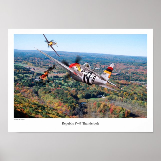 Republic P-47 Thunderbolt Poster (Front)