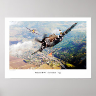 Republic P-47 Thunderbolt Poster