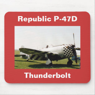 Republic P-47D Thunderbolt Mouse Pad