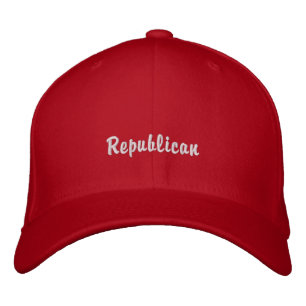 Republic party supporters followers embroidered hat