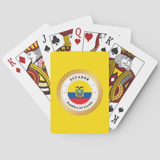 República del Ecuador  Playing Cards (Back)