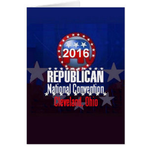 Republican 2016 Convention Card