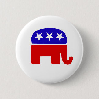 republican  6 cm round badge