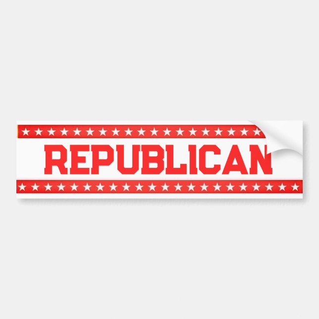 Republican Bumper Sticker (Front)
