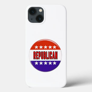 Republican Button iPhone 13 Case
