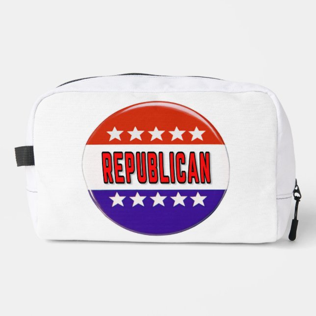 Republican Button Dopp Kit (Front)
