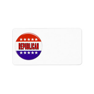 Republican Button Label