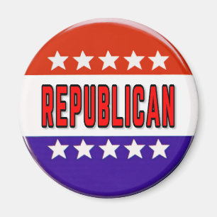 Republican Button Magnet