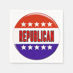 Republican Button Napkin
