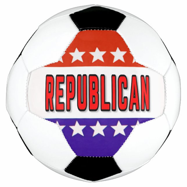 Republican Button Soccer Ball (Front)