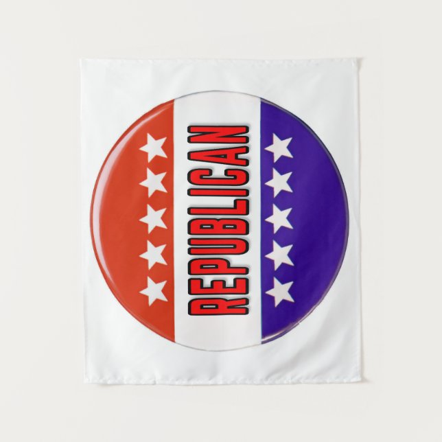 Republican Button Tapestry (Front)