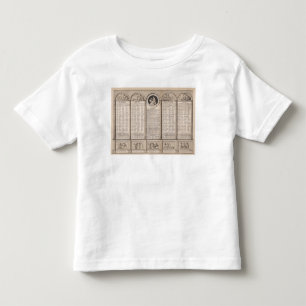 Republican calendar, 1794 toddler T-Shirt