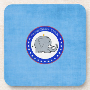republican chick coaster