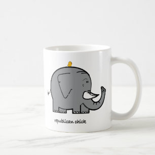 republican chick coffee mug