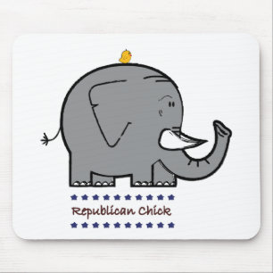 republican chick mousepad