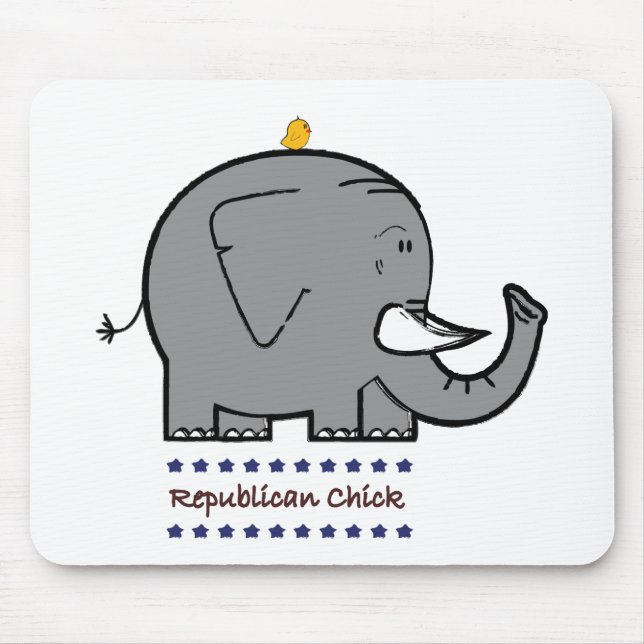 republican chick mousepad (Front)