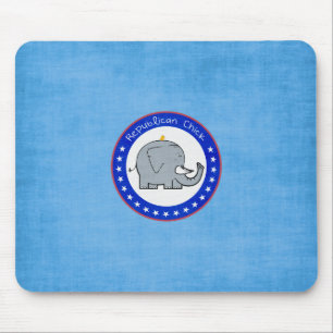republican chick mousepad