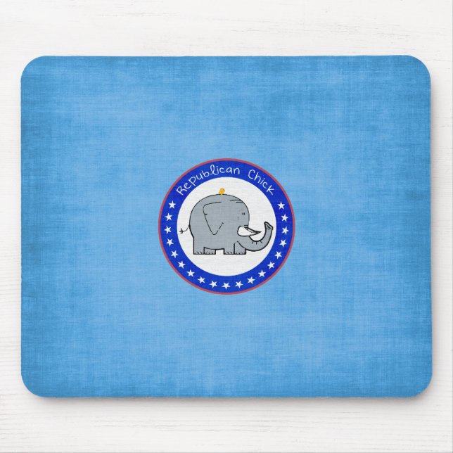 republican chick mousepad (Front)
