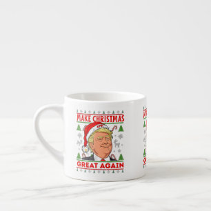 Republican Christmas, Donald Trump Merry Christmas Espresso Cup