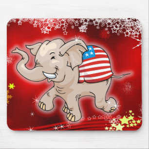 Republican Christmas Mouse Pad