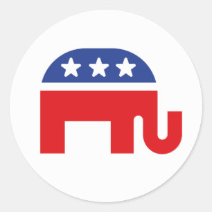 Republican Classic Round Sticker