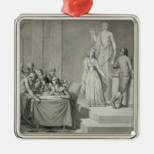 Republican Divorce Metal Ornament