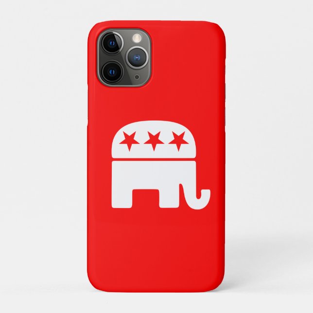 Republican Elephant Case-Mate iPhone Case (Back)