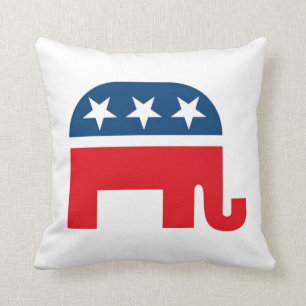 Republican Elephant Cushion