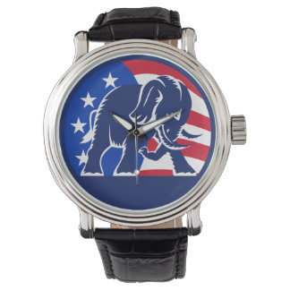 Republican Elephant Flag Watch
