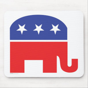 Republican-Elephant Mouse Pad
